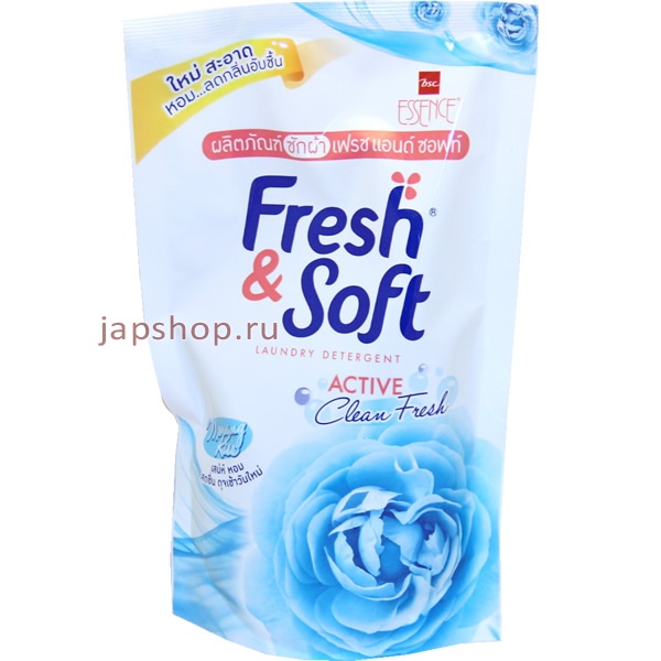 Гели для стирки, 853942 Lion Fresh Soft Гель для стирки всех типов тканей концентрированный, Утренний Поцелуй, мягкая упаковка, 400 мл