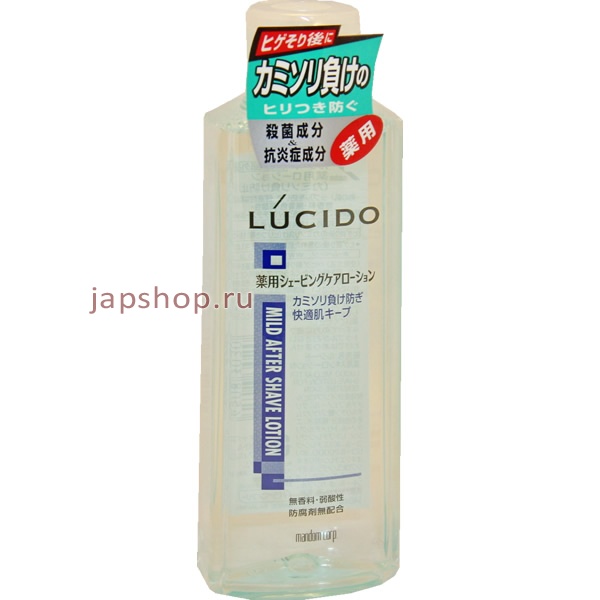 Уход за лицом, 302 Lucido Mild After Shave Lotion Лосьон после бритья смягчающий , 140 мл