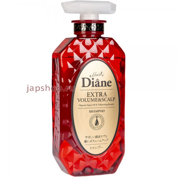 Шампуни, 224811 Moist Diane Perfect Beauty Шампунь с кератином и аргановым маслом, объём, 450 мл