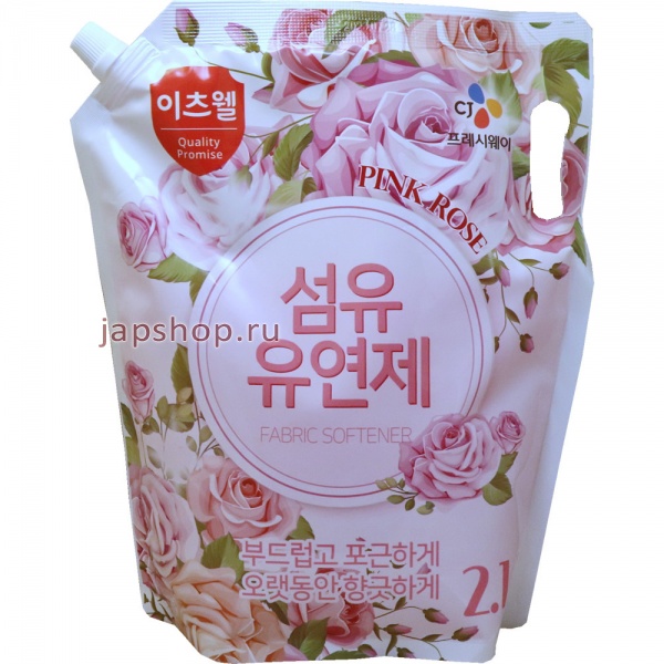 Ополаскиватели, Кондиционеры, 019381 Itswell Fabric Softner Pink Rose Кондиционер для белья, Роза, мягкая упаковка, 2100 гр