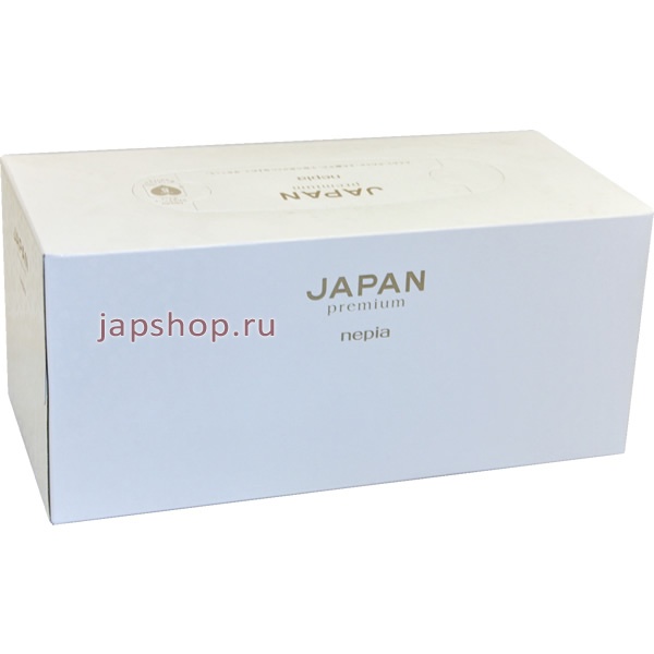 Бумажные полотенца и салфетки, 140292 Nepia Japan Premium Tissue Бумажные двухслойные салфетки, 200х227 мм, 220 шт