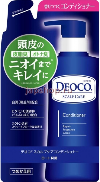 Кондиционеры, 168644 ROHTO Deco Scalp Care Кондиционер для волос м/у 285мл