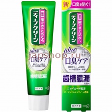 Зубные пасты, 396624 KAO Deep Clean Breath Care Зубная паста для защиты зубов и десен, профилактика неприятного запаха, со вкусом травяного чая с жасмином, 100 гр