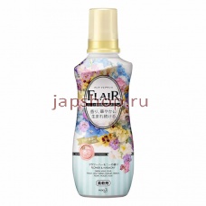 Ополаскиватели, Кондиционеры, 420404 KAO Flair Fragrance Flower Harmony Арома кондиционер для белья, аромат чистой цветочной гармонии, 520 мл