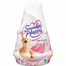 Освежители воздуха, 088210 Sawaday Happy Baby Powder Освежитель воздуха для комнаты, с нежным ароматом детской присыпки, 120 гр