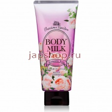 Уход за телом, 387827 Precious Garden Body Milk Romantic Rose Молочко для тела питательное и увлажняющее, на основе растительных масел, с нежным ароматом розы, 200 гр