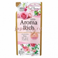 Ополаскиватели, Кондиционеры, 292432 Lion Soflan Aroma Rich Diana Ополаскиватель для белья дезодорирующий с натуральными ароматическими маслами, мягкая упаковка, 400 мл