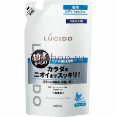 Жидкое мыло, 437270 Lucido Deodorant Body Wash Мужское жидкое мыло для нейтрализации неприятного запаха с флавоноидами, для мужчин после 40 лет, мягкая упаковка, 380 мл