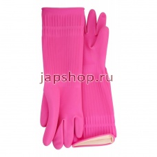 Хозяйственные товары, 465240 Rubber Glove L Перчатки латексные хозяйственные удлиненные, с манжетой, размер L, 38 см х 21,5 см