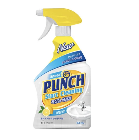 Mukunghwa Speed Punch start cleaning Чистящее средство для ванной комнаты и туалета лимон 800мл 604499