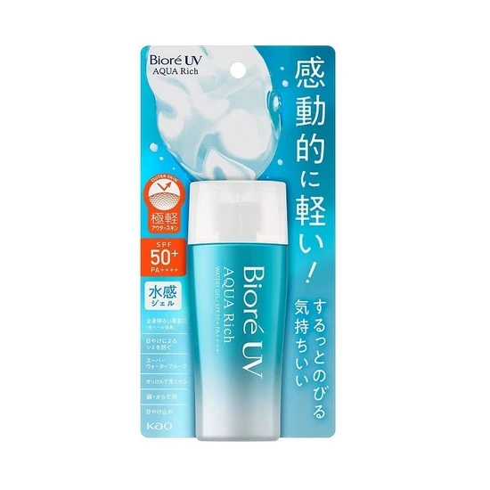 КAO Biore UV Aqua Rich Солнцезащитный увлажняющий гель для тела SPF 50+  70мл 413253