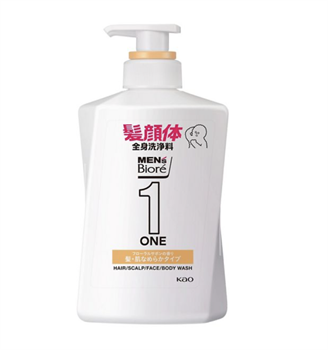 350121 КAO Men's Biore One Очищающий гель для лица, тела и волос Все в одном с фруктовым ароматом 480 мл 350121 - фото 1055