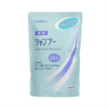 010468 KUMANO YUSHI Pharmaact Mild Acidity Шампунь слабокислотный против перхоти и зуда кожи головы, мягкая упаковка 400мл 010468 - фото 1062