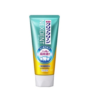 334183 KAO Clear Clean NEXDENT Mild Citrus Лечебно-профилактическая зубная паста с микрогранулами и фтором, комплесного действия мягкий цитрусовый вкус 120гр 334183 - фото 1082