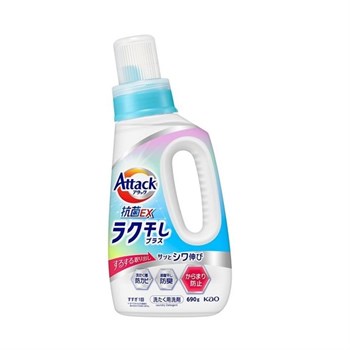 432612 KAO Attack Antibacterial EX Easy Drying Plus Жидкое средство для стирки против складок на одежде с цветочным ароматом 690г 432612 - фото 1089