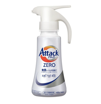 KAO Attack Zero One Hand Type Жидкое средство для стирки суперконцентрированное с ароматом листвы и морского бриза 400г 435590
