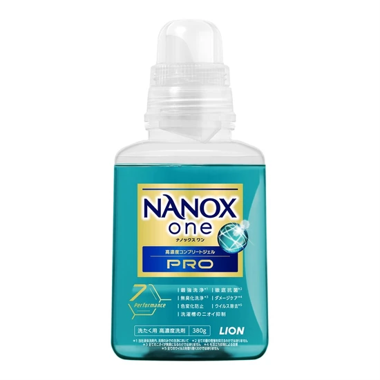 Lion Top Nanox One PRO Жидкое средство  для стирки с дезодорирующим действием 380г 350750