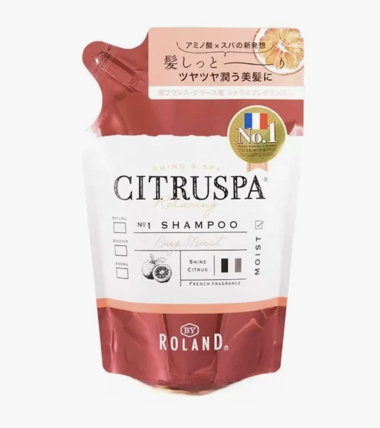 Cosmetex Roland Citruspa Moist Шампунь для волос с растительными маслами и морскими минералами м/у  400мл 103744