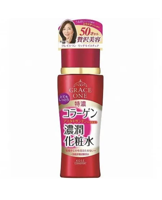 Kose Cosmeport Grace One Perfect Moisture Lotion Увлажняющий лосьон для зрелой кожи лица прованская роза 180мл 383980