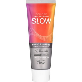 362920 LION Och-Tune Slow Лечебно-профилактическая зубная паста с  мятно-травяным вкусом 130г 362920 - фото 1261