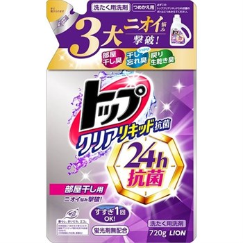 282921 LION Top Clear Liquid Antibacterial Жидкое средство для стирки м/у 720г 282921 - фото 131