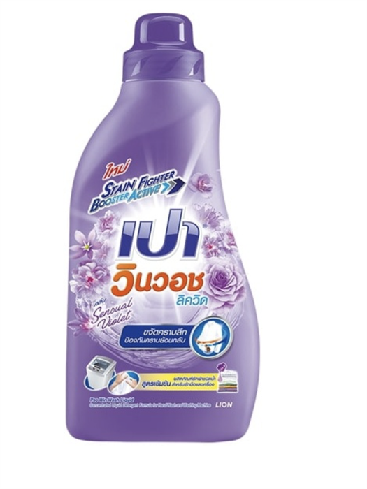 029385 LION Pao Win Wash Sensual Violet Гель для стирки с пятновыводителем фиалка 850мл 029385 - фото 1395