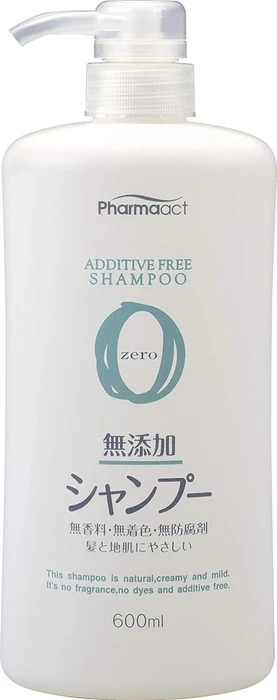 Kumano Yushi Pharmaact Additive-free Мягкий шампунь 600мл 007277