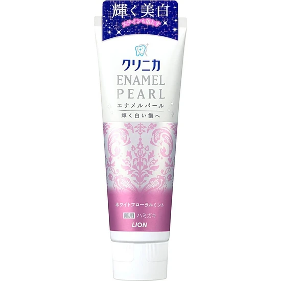 Lion Clinica Enamel Pearl Зубная паста паста отбеливающая со вкусом мяты, жасмина и французской груши 130 г 205753