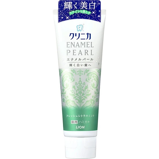 Lion Clinica Enamel Pearl Зубная паста с отбеливающим действием со вкусом мяты и цитрусовых 130 г 205760