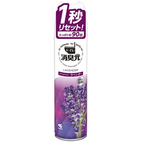 Kobayashi Shoshugen Lavender Освежитель воздуха для туалета спрей 280мл 036303