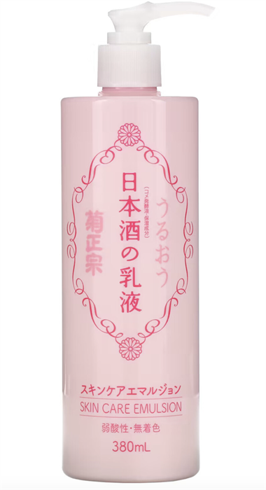800738 KIKUMASAMUNE Sake Milk Lotion Увлажняющий лосьон-молочко на основе саке 380мл 800738 - фото 1448