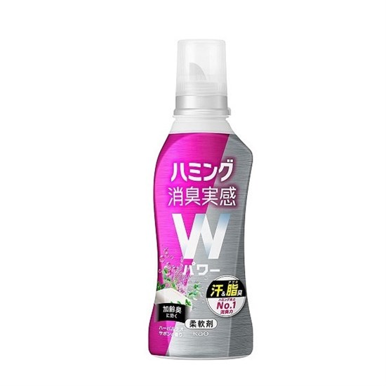 430885 KАО Humming Deodorant Soap W Power Кондииционер для белья с дезодорирующим эффектом аромат мыла 510 мл 430885 - фото 1504