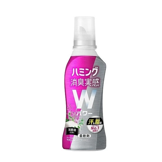 430885 KАО Humming Deodorant Soap W Power Кондиционер для белья с дезодорирующим эффектом аромат мыла 510 мл 430885