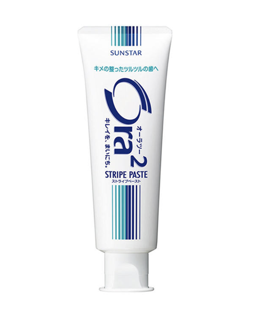 009356 SUNSTAR Ora2 Stripe Paste Зубная паста для удаления налета и профилактики кариеса со вкусом мяты, 140г 009356 - фото 1532