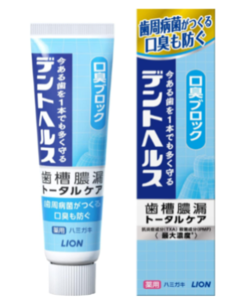275985 LION Dent Health Зубная паста  для профилактики опущения, кровоточивости дёсен, галитоза 28 г 275985