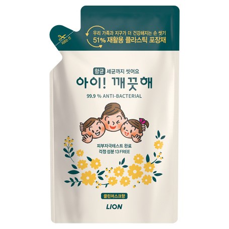630043 Lion (Korea) Foaming Hand Soap Мыло-пенка для рук бархатный мускус м/у 200 мл 630043