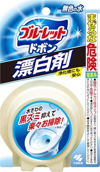 087909 Kobayashi Bluelet Dobon Cleaning Bleach Очищающая таблетка для бачка унитаза с отбеливающим эффектом 120г 087909 - фото 166