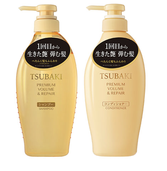 495549 FINETODAY Tsubaki Premium Volume and repair Шампунь и кондиционер для объема волос и восстановления 450мл+450мл 495549