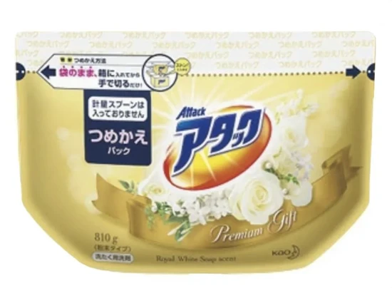 017204 KAO Attack Royal Soap Стиральный порошок лимитированная коллекция м/у 810г 017204