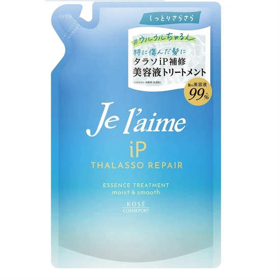 523492 KOSE Je l'aime iP Thalasso Repair Восстанавливающий бальзам для всех типов повреждений волос «Увлажнение и гладкость» м/у 340 мл 523492