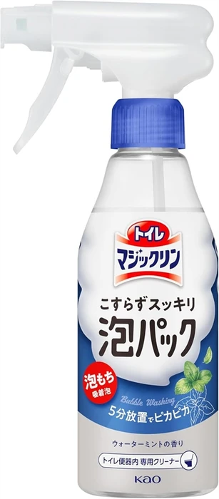 KAO Toilet Magiclean Water Mint Чистящая спрей-пенка для туалета аромат мяты 300мл 435965