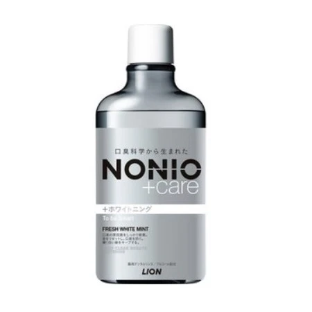 LION NONIO Plus Ополаскиватель для полости рта с отбеливающим действием и ароматом фруктов и мяты 600 мл 309697