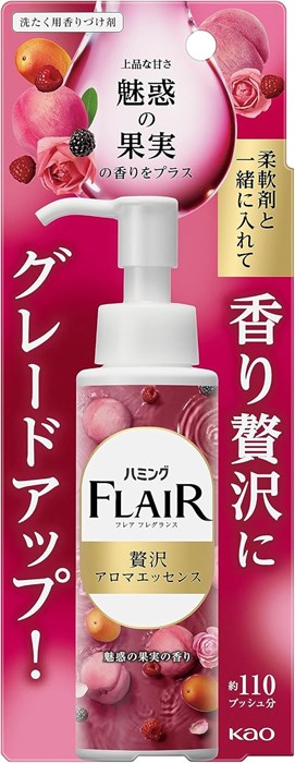 420749 KAO FLAIR Humming  Кондиционер-эссенция  для тканей усилитель аромата Соблазнительные фрукты 90 мл 420749