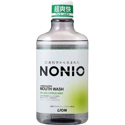 259367 LION Nonio Ежедневный зубной ополаскиватель  с длительной защитой от неприятного запаха цитрус и мята 600 мл 259367