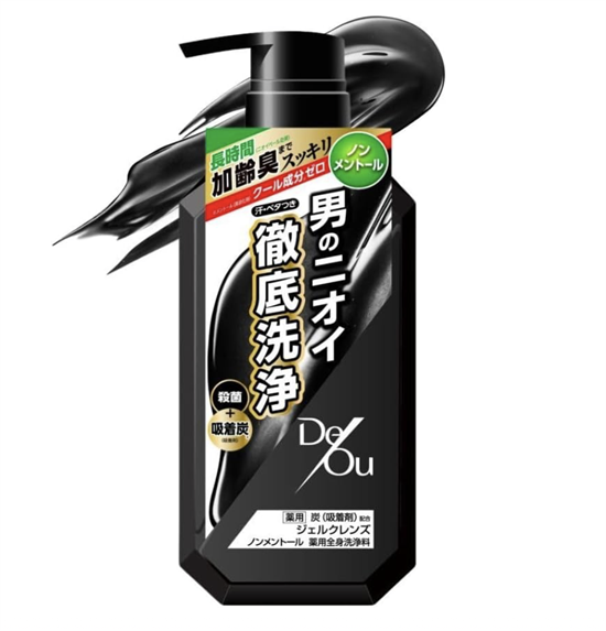 Rohto DeOu Non-Menthol Cleanse Мужское жидкое мыло для тела против запаха 520мл 146031