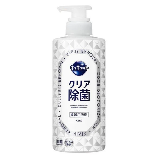 KAO CuCute Clear Sterilization Дезинфицирующее средство для мытья посуды 500мл 417183