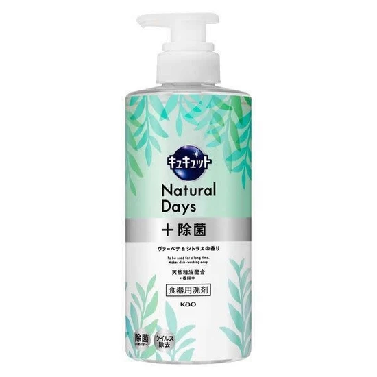 KAO CuCute Natural Days Verbena&Citrus Средство для мытья посуды 500мл 417190