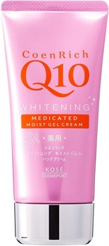 383904 KOSE Увлажняющий крем-гель CoenRich для рук с коэнзимом Q10 аромат белых цветов 80г 383904 - фото 227
