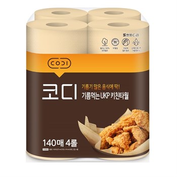 926673 SSANGYOUNG CODI КОМПАКТНЫЕ кухонные салфетки Codi Absorbing-oil Kitchen Towel жиропоглощающие неотбеленные двухслойные 926673 - фото 348
