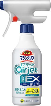 415127 KAO Пенящееся чистящее и дезодорирующее средство "MagicClean Airjet EX" для ванной (антибактериальное, быстрого действия, аромат трав) 400 мл, флакон с распылителем 415127 - фото 398